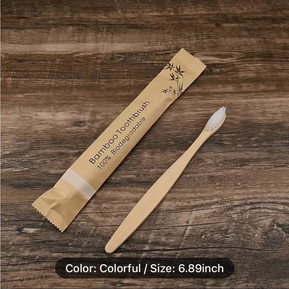 Biodegradable Bamboo Toothbrush - Picture 4 of 6